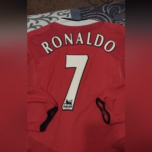 Cristiano Ronaldo 2004-2006 Manchester United home jersey long sleeve